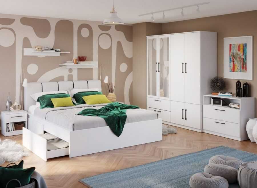 Set Dormitor Snow C27 tapitat / oglinda