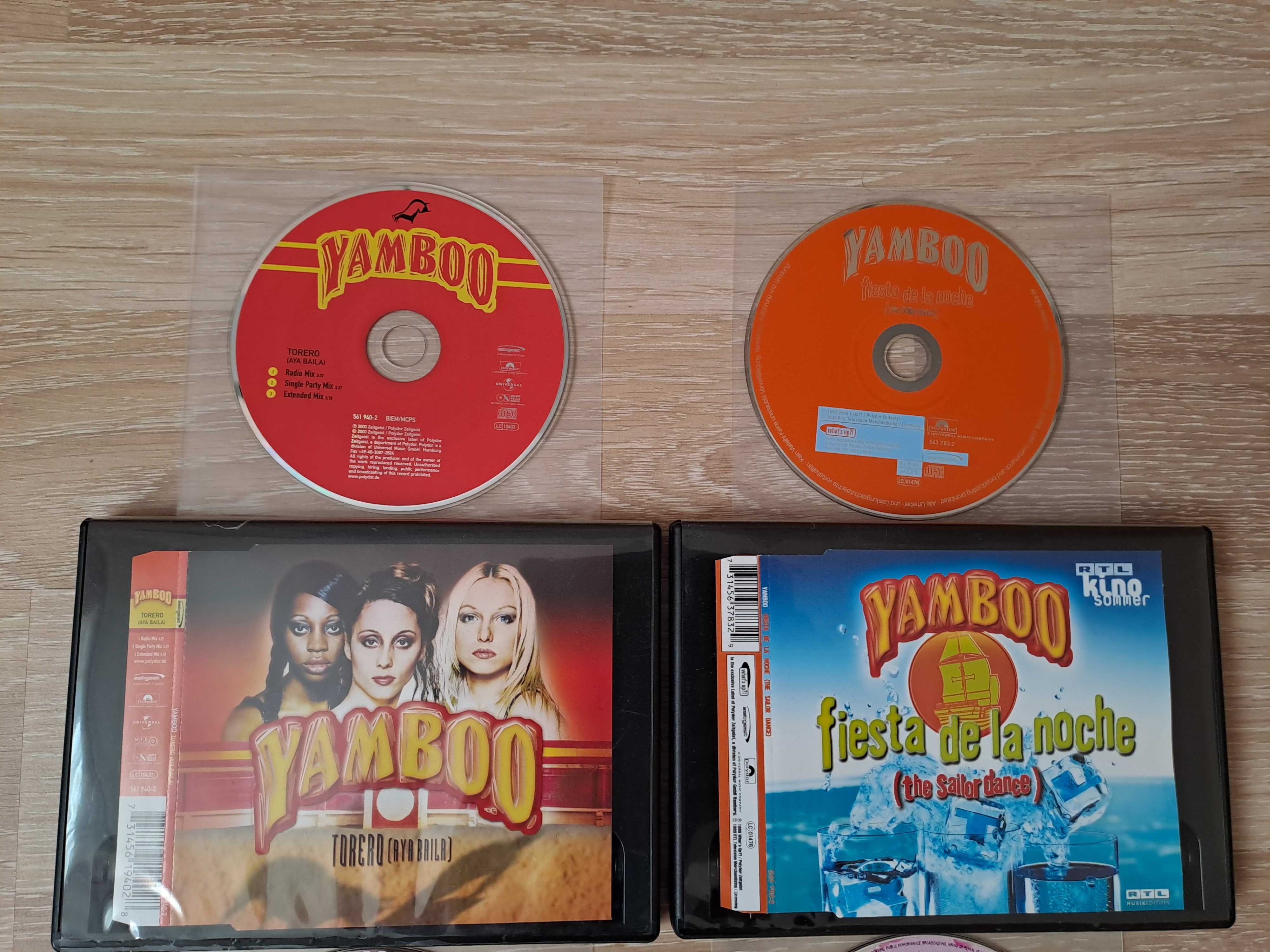 Colectie 5 CD Maxi originale Yamboo & Passion Fruit (Eurodance)