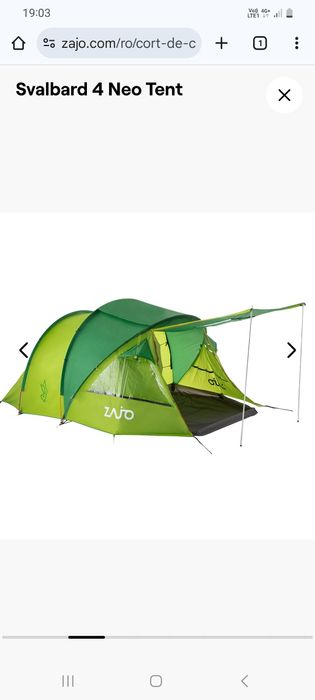 Cort Zajo Svalbard 4 persoane profesional
