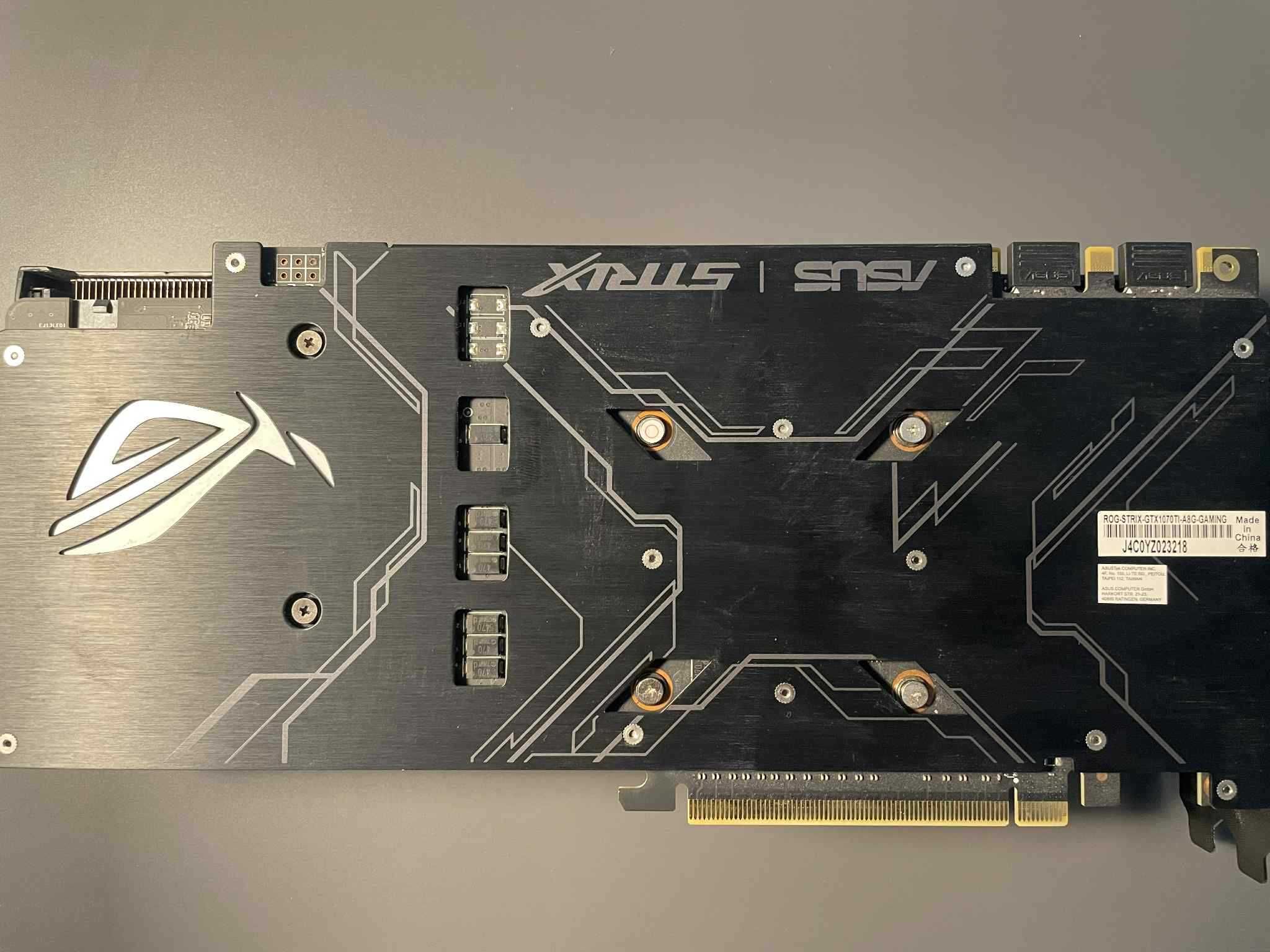 Видео Карта Asus Rog Strix 1070ti