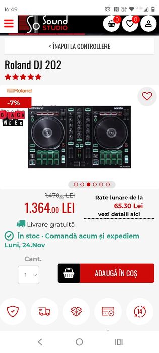 Consola Roland dj 202