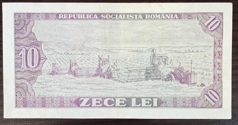 Bancnotă 10 lei 1966.