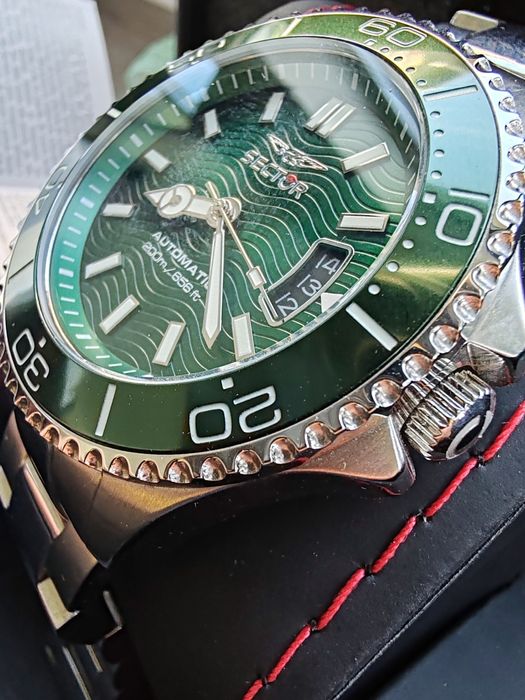 Ceas Sector Aniversar Automatic Diver 200 m Acte-Cutie, Garanție!