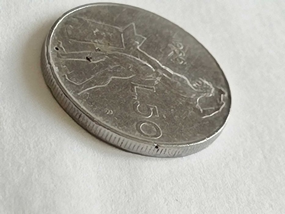 Италиянска монета – 50 Lire 1956 г.