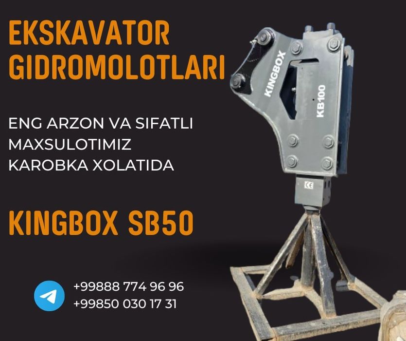 Kingbox SB 40 E680 va SB 50 E100 gidromolotlar