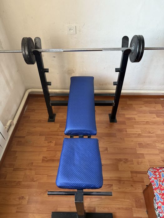 Штангы , прес тренажор