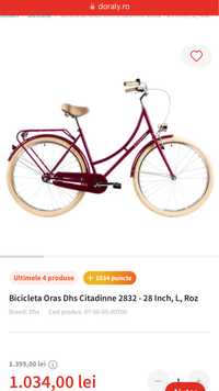 Bicicleta dama oras