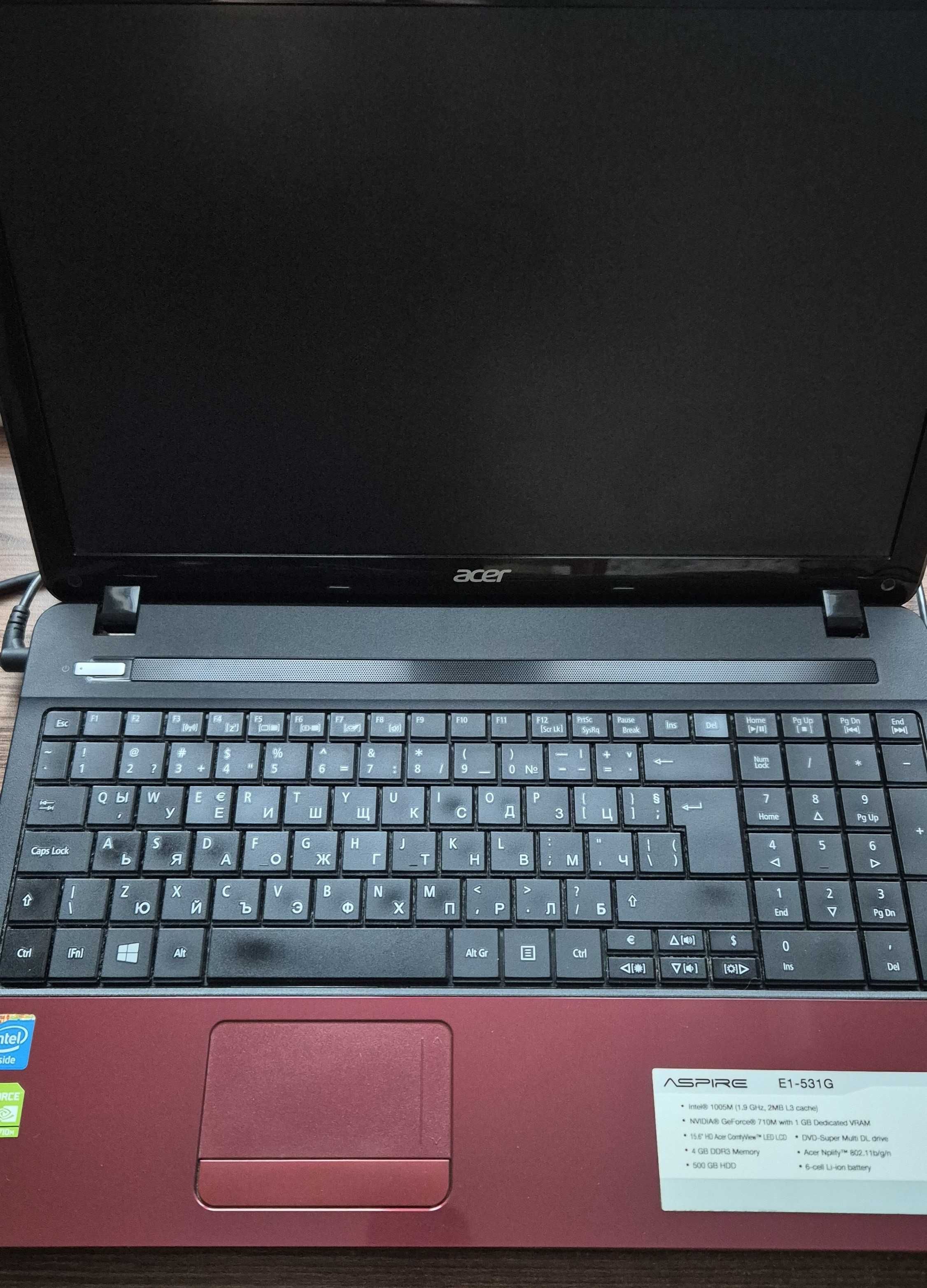 Acer Aspire E1-531G (червен)