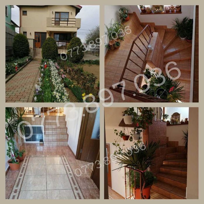 Casă/ Vilă  cu curte generoasă, mobilată și utilată complet 188 mp