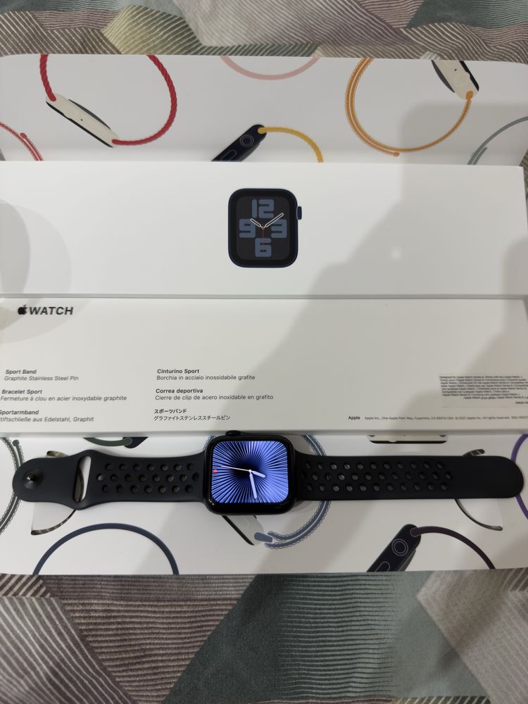 Смарт Часовник Apple Watch SE 2 Black *44MM*