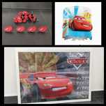 16 butoni, manere mobilier, lustre și tablou Fulger Mcqueen