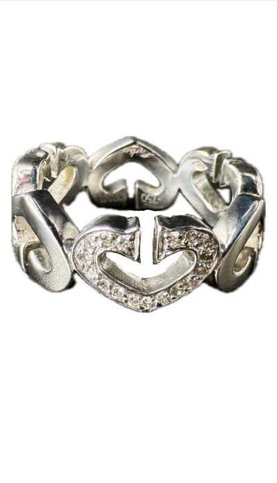 Златен пръстен Cartier C Heart, р.52