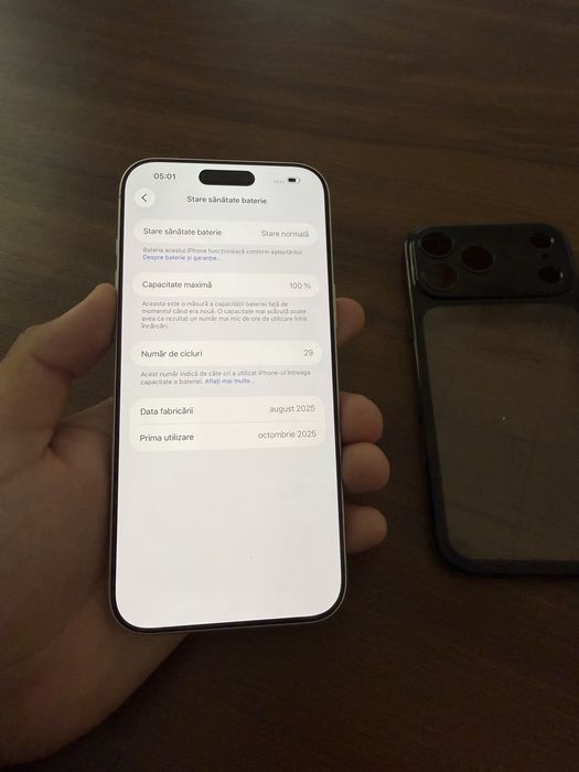 Iphone 17 pro max 512 gb / 100% / 29 incarcari