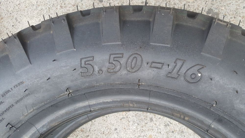 Cauciucuri noi 5.50-16 BKT India anvelope directie tractor cu garantie