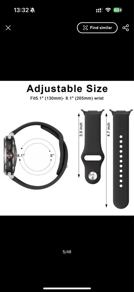 Силиконова каишка за Samsung Huawei Amazfit Garmin Ticwatch Xiaomi