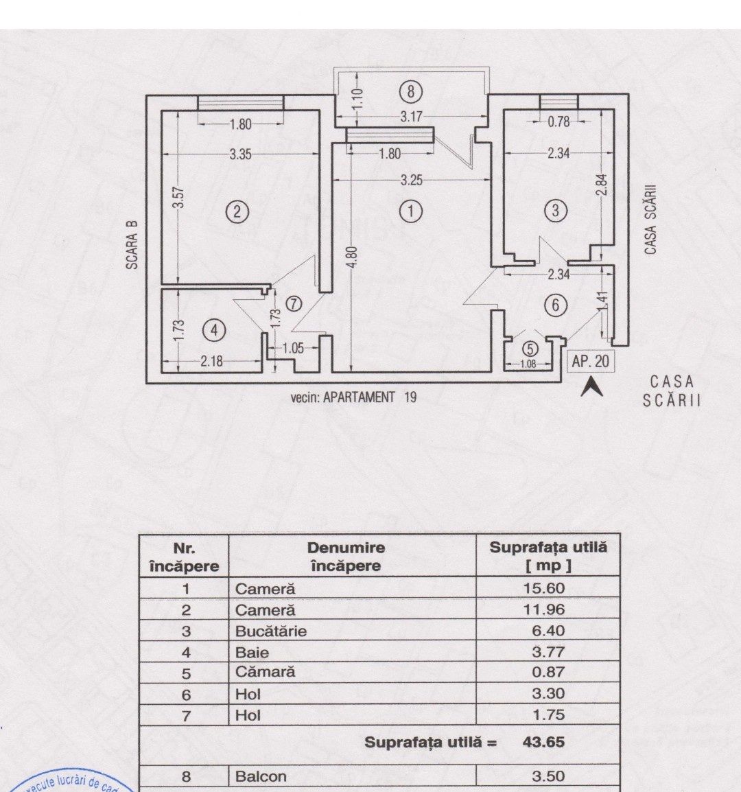 Apartament 2 camere Tomis 1 Spitalul Mare