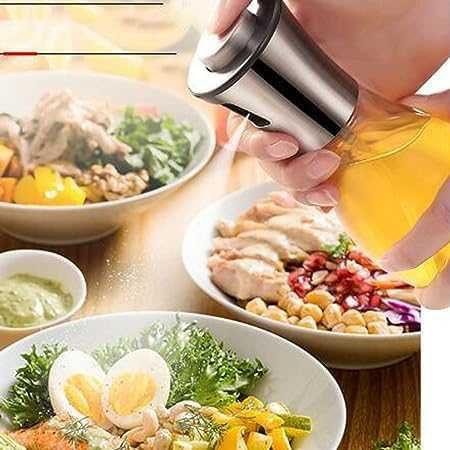 Dispenser spray ulei sau otet 200ml sticla cu pompa de presiune