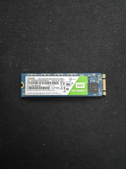 SD M.2 SATA III WD Green 240 GB
