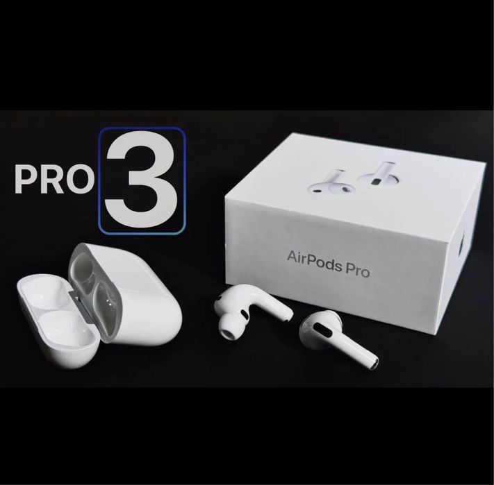 БЕПУЛ Доставка, НОВИНКА 10.2025 Airpods PRO3 ANC lux ver Dubai Наушник