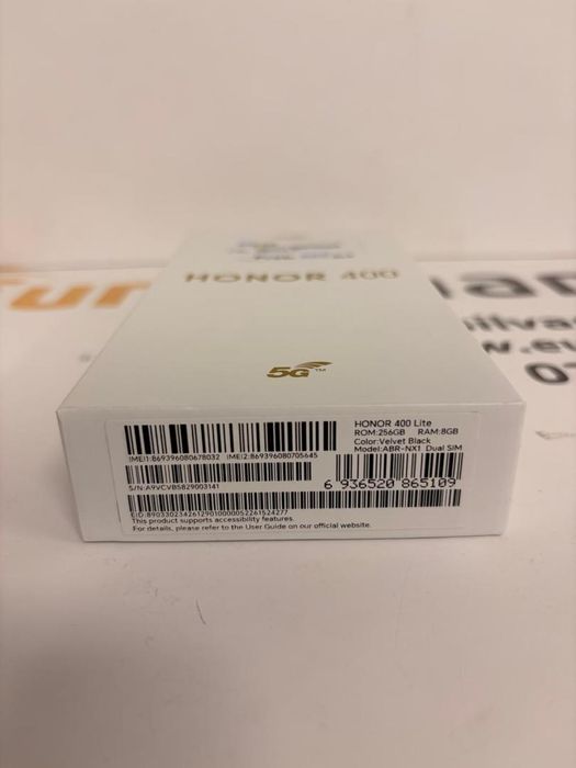 Telefon HONOR 400 Lite, Dual SIM, 8GB RAM, 256GB, Velvet Black -T-