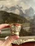 MA418 Mica piua - bronz ornat dimensiuni reduse 80g 5,5 diam si 3 cm h