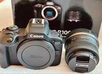 Camera mirrorless Canon R100 + obiectiv + card. Nou cu garantie 2 ani.