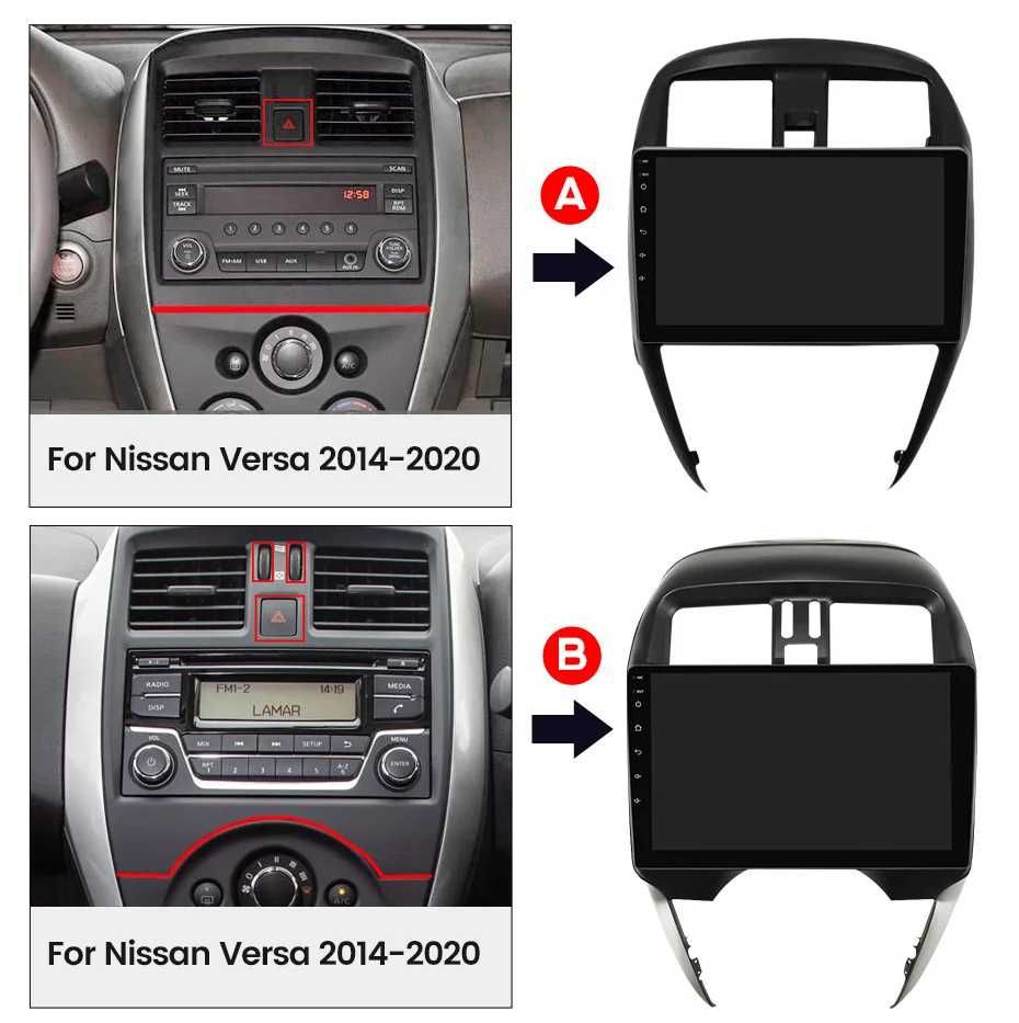 Navigatie Nissan Versa 2014 - 2020, 2GB 4GB 8GB Garantie Camera