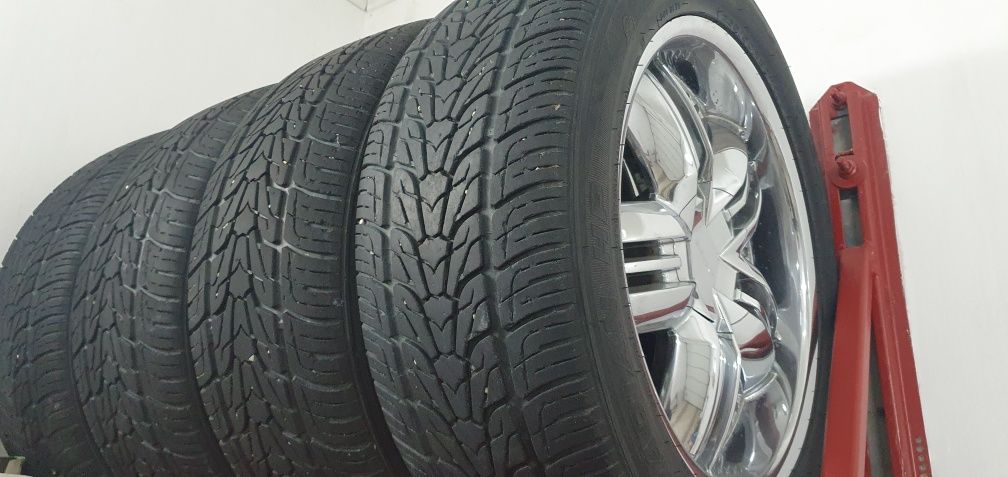 Продам диски хром R20 с резиной Nexen 265/50R20