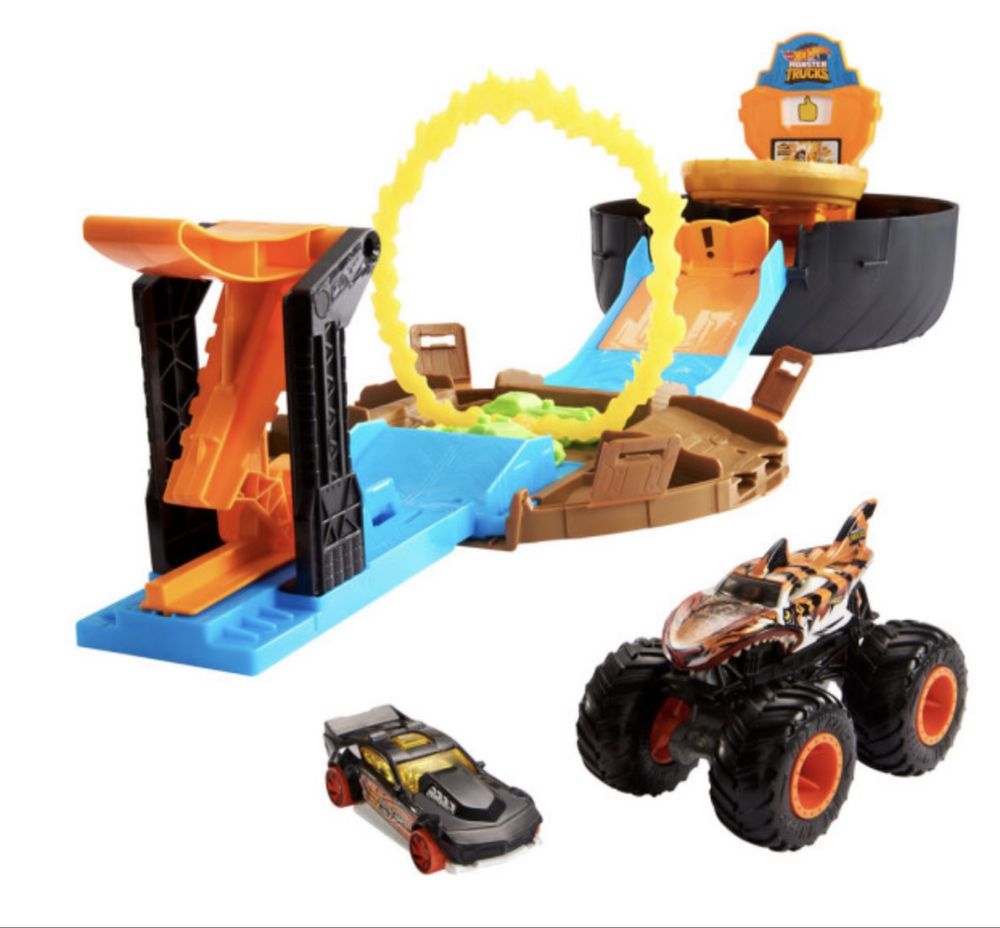 Hot wheels - Мега гараж с Дракон плюс отделни елемнти от града
