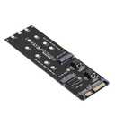 Adaptor cablu extensie flexibil Oculink SFF-8612 la PCI-E 4.0 NVME M.2