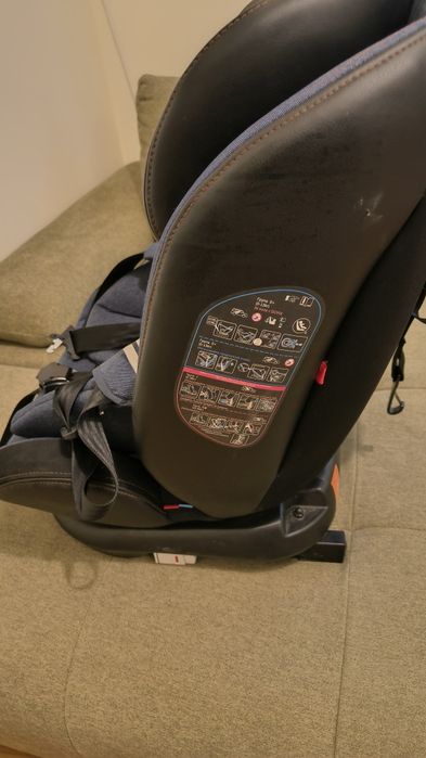 Детско столче за кола Cangaroo Pilot 0-36кг Деним ISOFIX въртящо