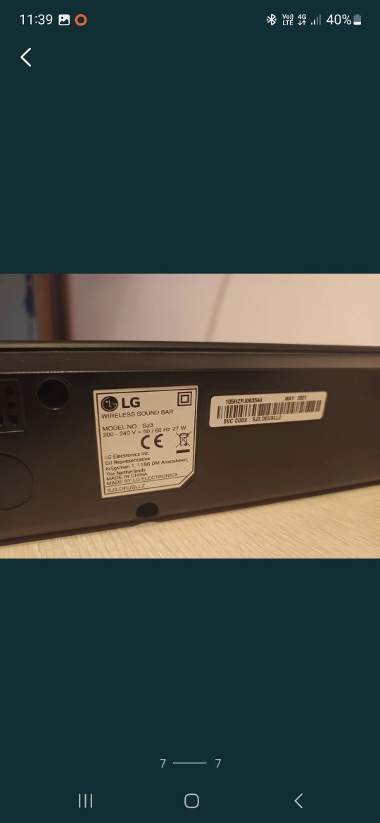Sistem Lg 2.1, folosit foarte putin