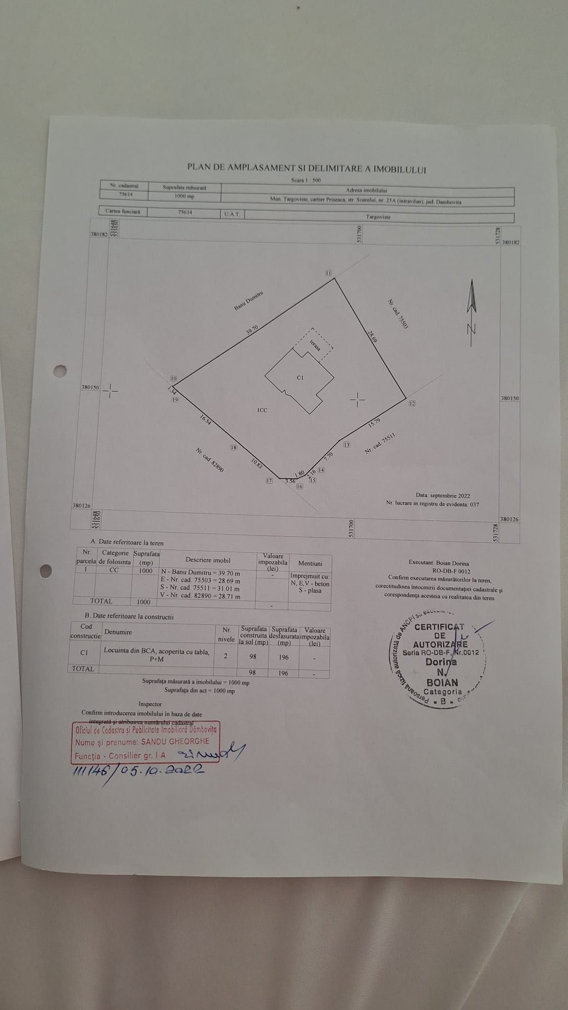 Vila individuala parter si etaj Targoviste