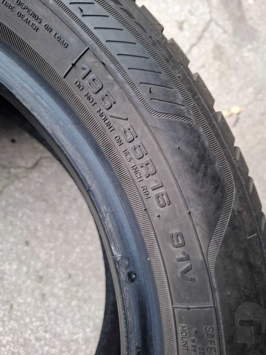 2 Всесезонни Goodyear 195/55/16 ДОТ23 7мм (безплатно поставяне)