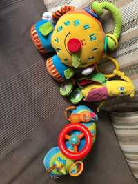 Мягкие игрушки  Бейби такси, банан (на коляску) и часы