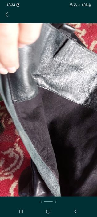 Cizme negre piele dama 37