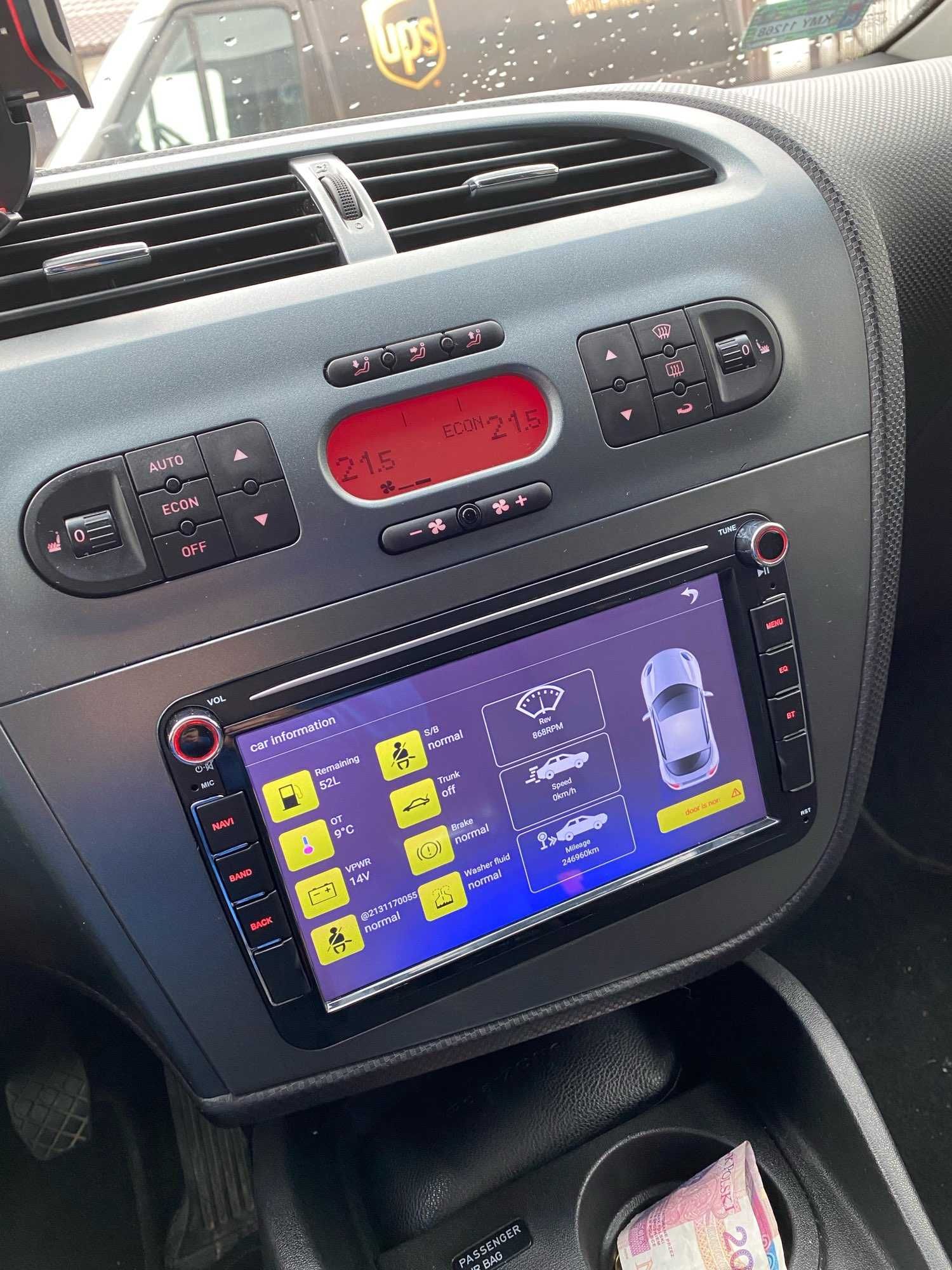 Navigatie Android Volkswagen Seat Skoda 1-8GB RAM - CarPlay QLed DSP