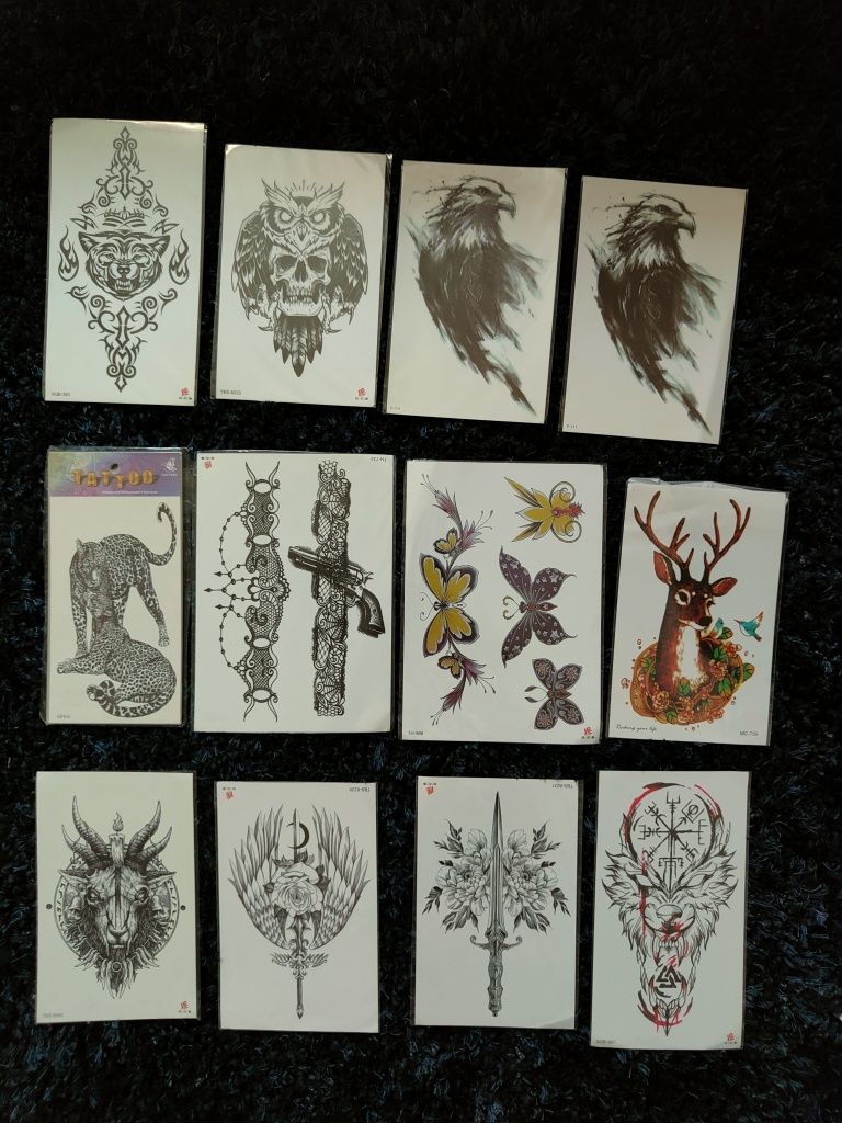 Tatuaje Temporare Tatoo Aplicare cu apa / Țin 3-4 zile Tatoo Diverse