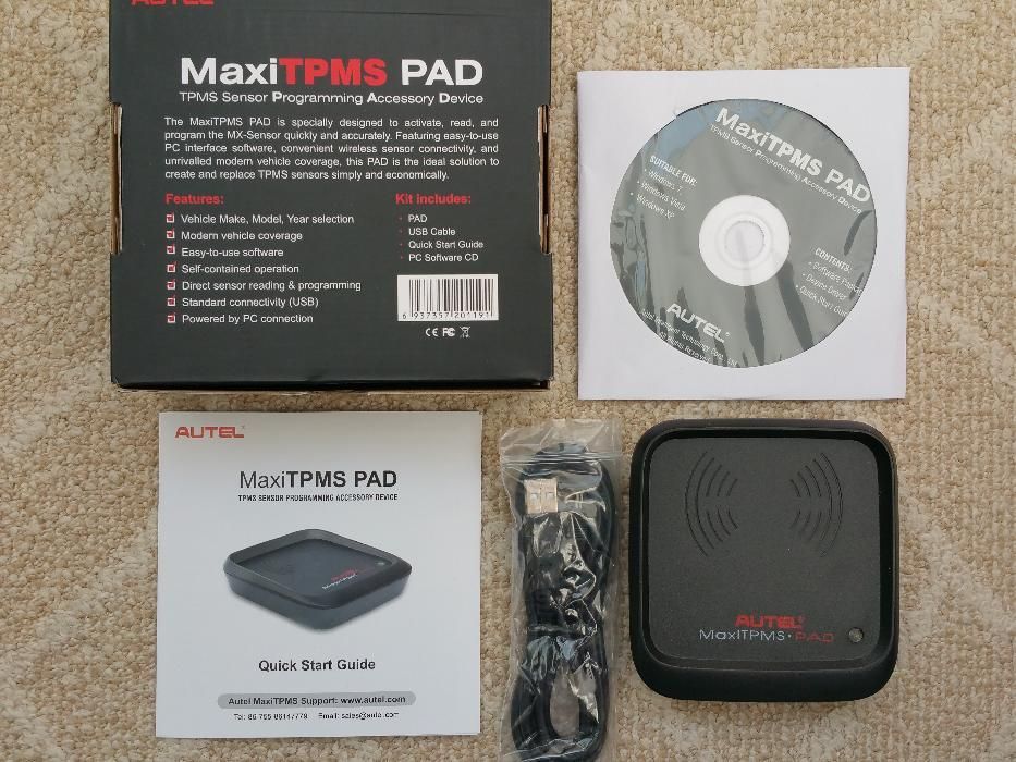 Aparat Autel MaxiTPMS PAD TPMS - programare senzori presiune pneuri