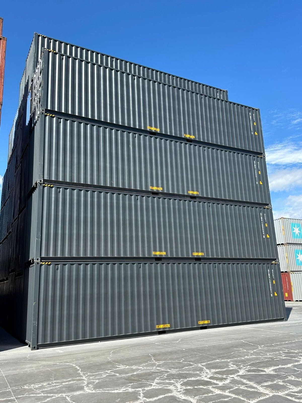 Containere Maritime 40 FT High Cube – NOI – Gri Antracit