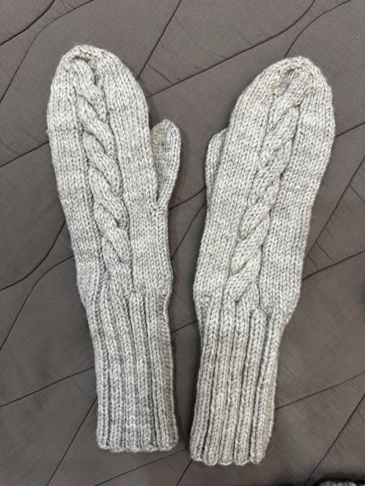 Шапка, снуд и варежки