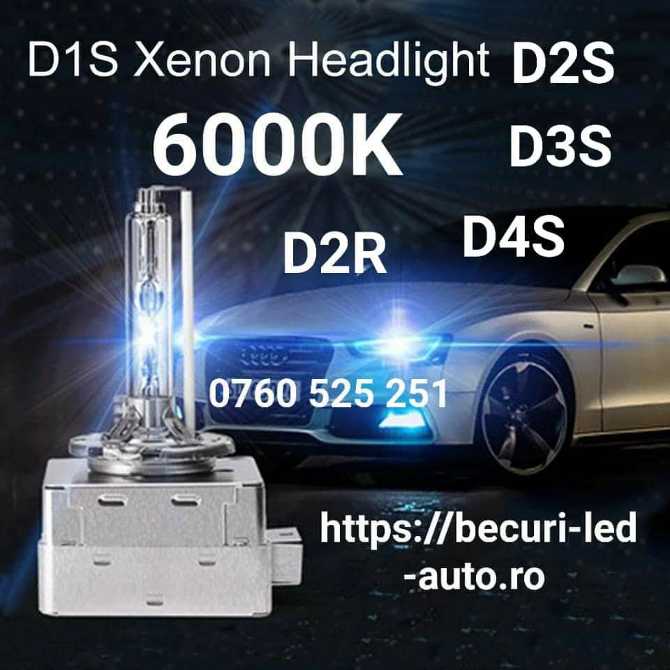 Două Becuri Xenon D1R/D1S/D2S/D2R/D3S/D4S/D5S Calitate Superioară