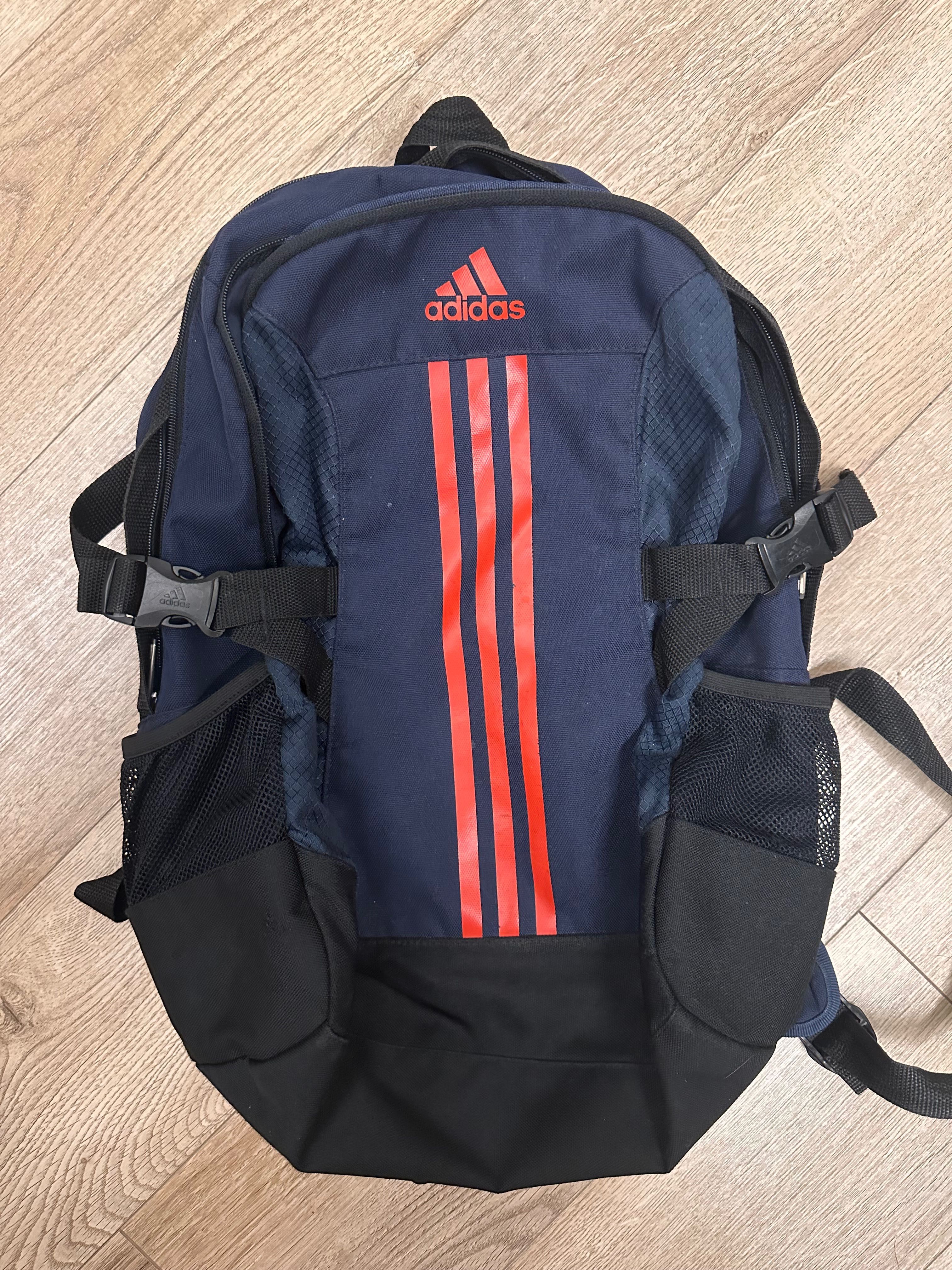 ADIDAS Orange and Black Casual Backpack