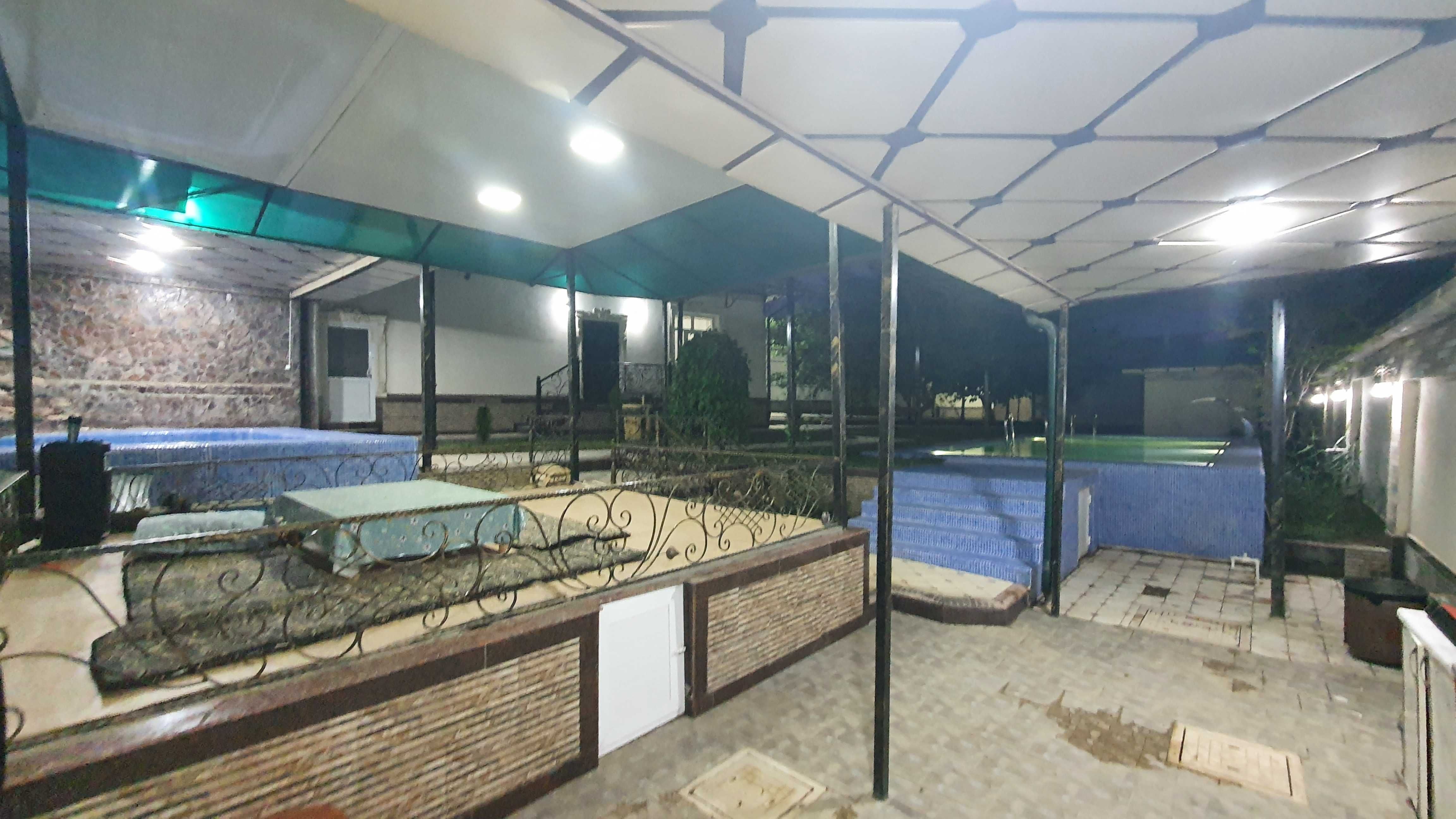 Dacha qibray, basseyn 2ta, sauna, stol tenis, yozgi oshxona