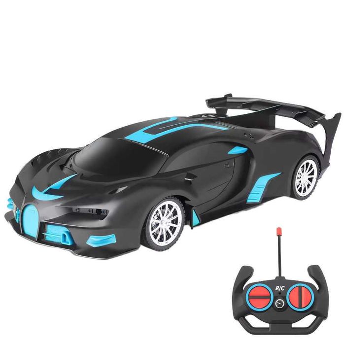 RC кола 1/18 с LED светлини – спортна високоскоростна радиоуправляема