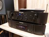 marantz pm5005, cd 5005 si monitor audio bronze 100