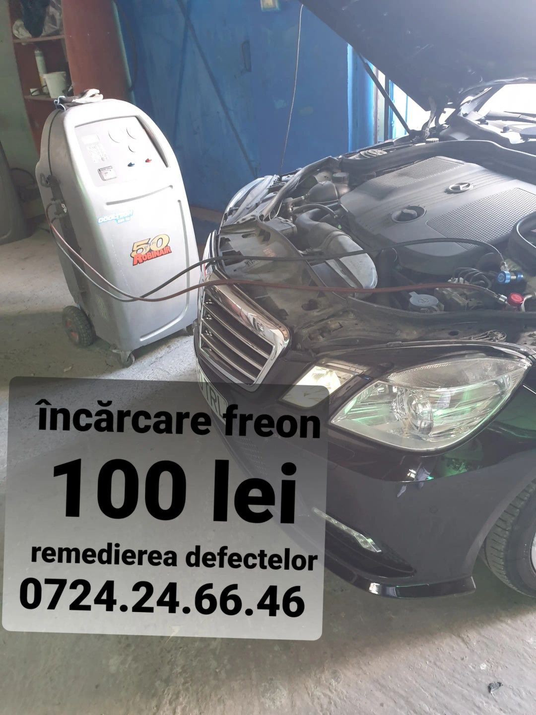 Încărcare freon 100 lei -   r134a și 1234yf