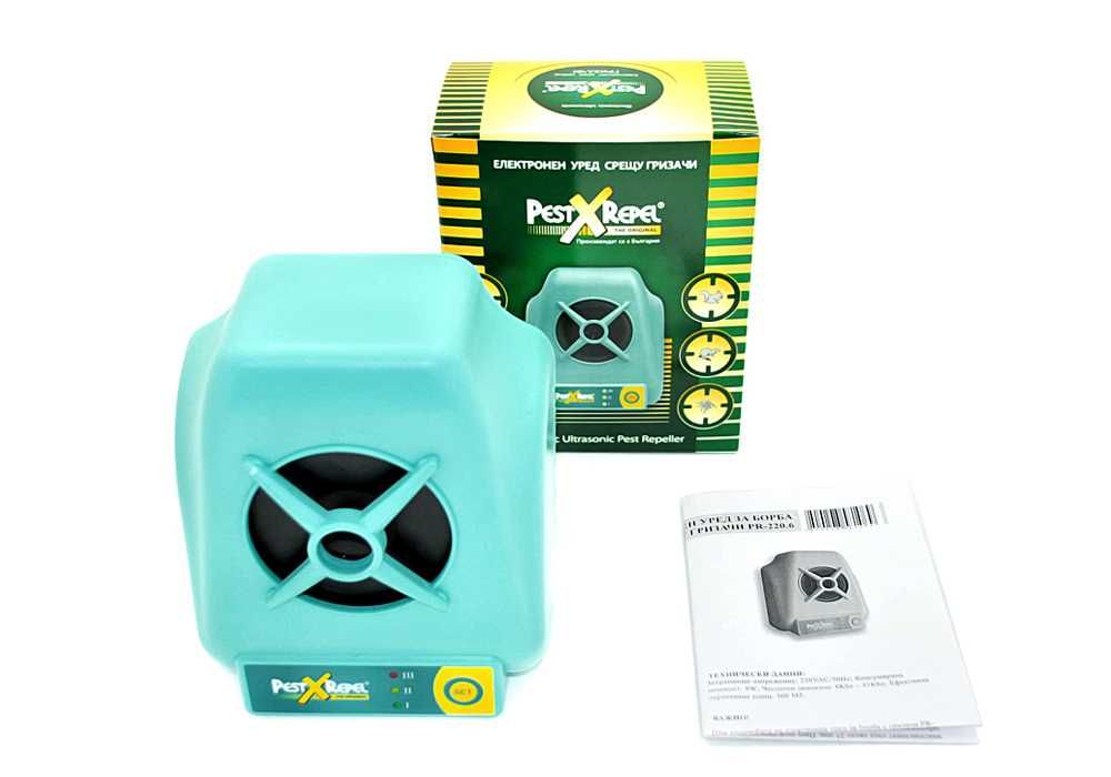 Електронен ултразвуков уред за борба с гризачи PEST-X-REPEL PR-220.6
