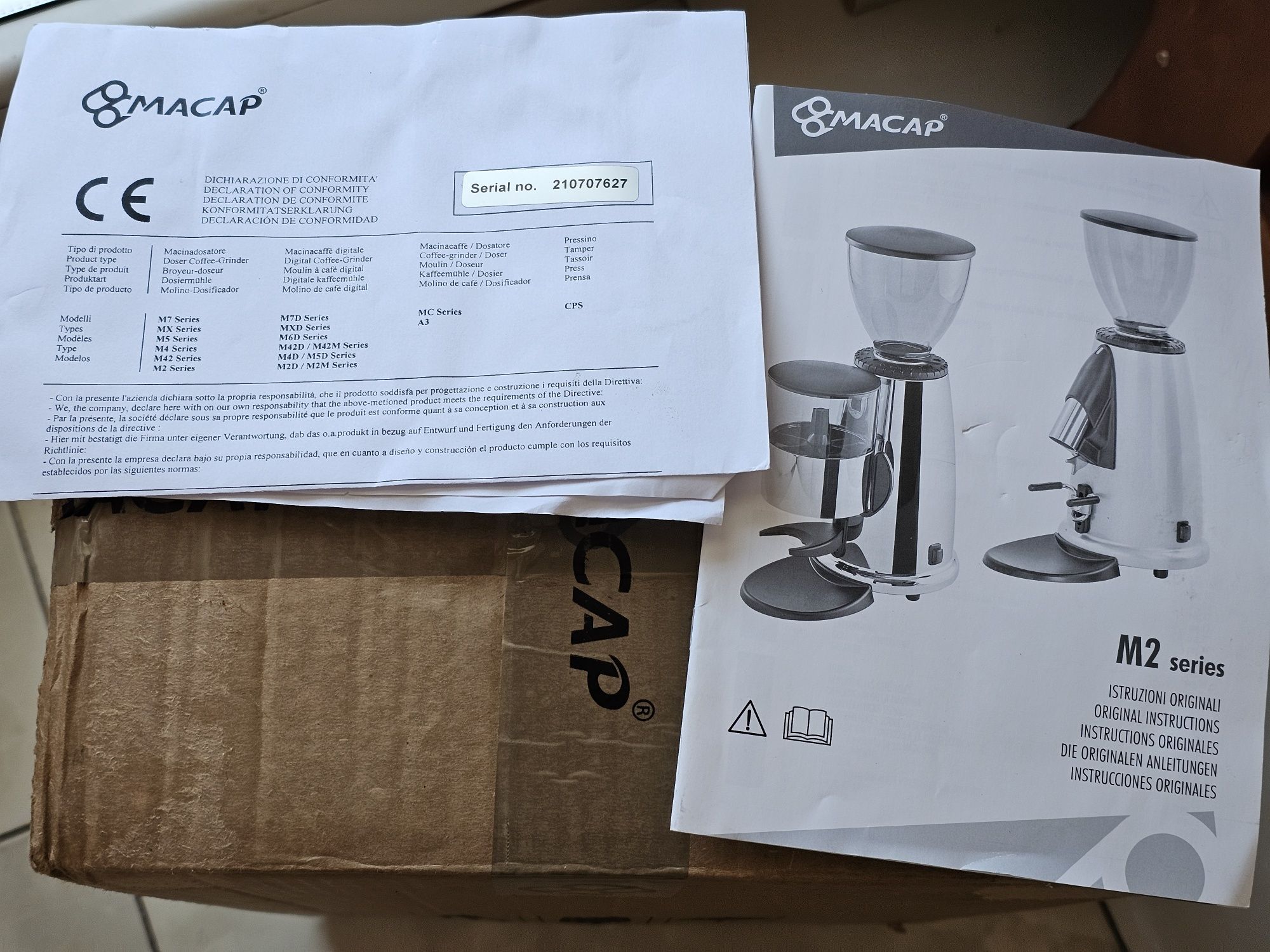 кафемелачка Macap M2D-R (новата версия)