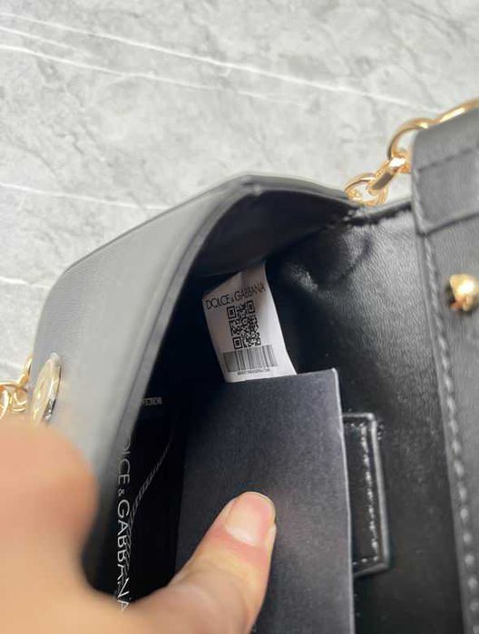 Geanta Dolce Gabbana Girls negru, 21 cm, Premium